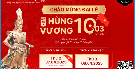 Vietcorp thông báo nghỉ lễ Giổ Tổ Hùng Vương mùng 10 tháng 3